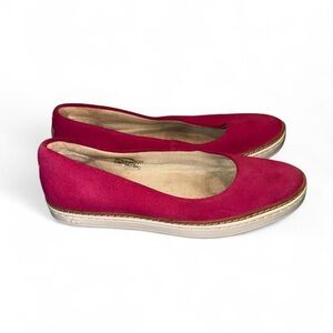 UGG Women's pink  Suede Flats